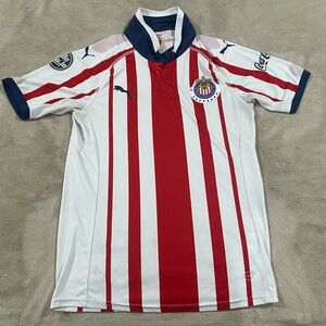 Chivas Guadalajara Puma Soccer Jersey Men S Mexico Liga MX Red White